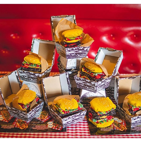 Rainbow Socks- hamburger - Picture 5 of 5